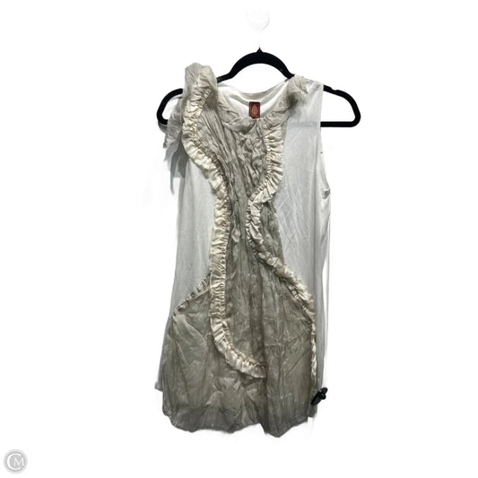 Tunic Sleeveless By Cmb In Taupe, Size: S