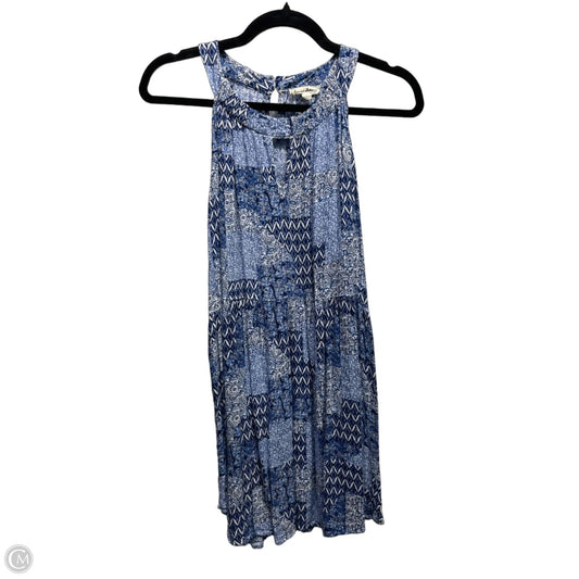 Top Sleeveless By Jane And Delancey In Blue, Size: L