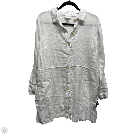 Tunic Long Sleeve By Pure Jill In White, Size: M