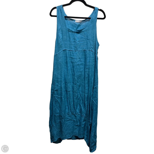 Dress Casual Midi By COLETTE In Teal, Size: M