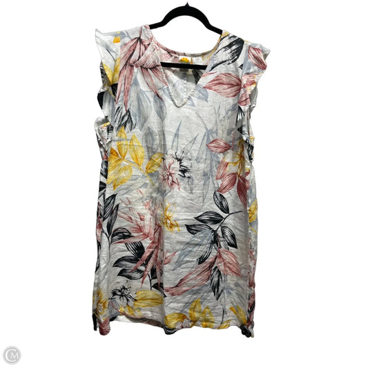 Dress Casual Short By C And C In Red & Yellow, Size: Xl