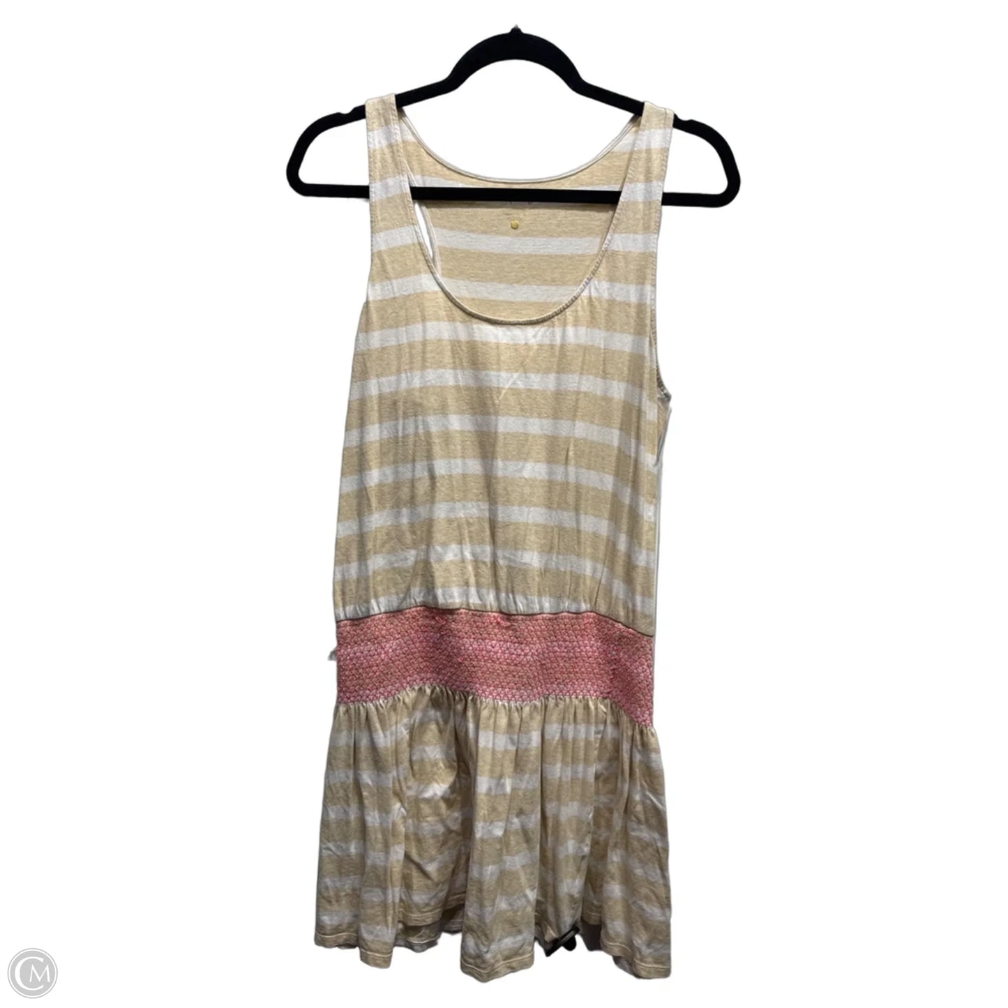 Dress Designer By Lilly Pulitzer In Cream & Pink, Size: L
