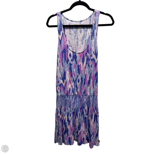 Dress Designer By Lilly Pulitzer In Blue & Purple, Size: L