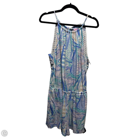 Dress Designer By Lilly Pulitzer In Blue & Purple, Size: M
