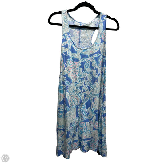 Dress Designer By Lilly Pulitzer In Blue & Pink, Size: L