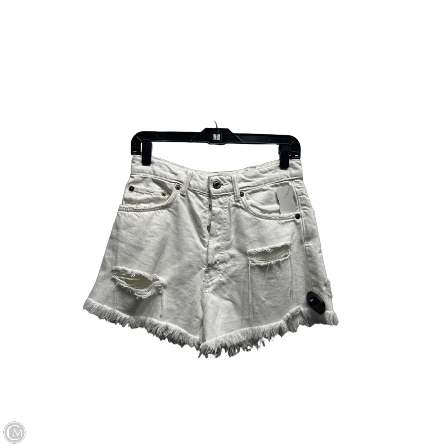 Shorts By Zara In White, Size: 6