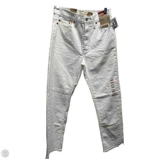 Jeans Straight By Levis In White Denim, Size: 6