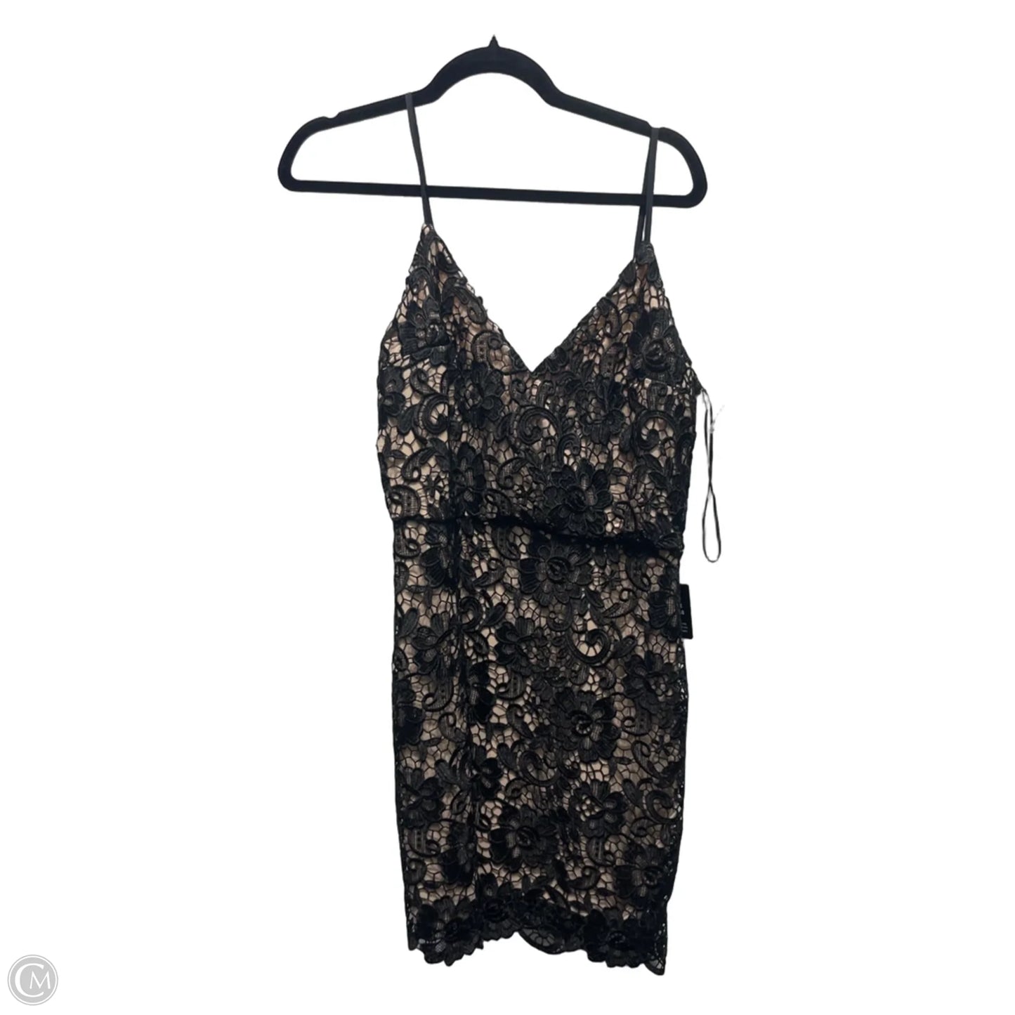 Dress Party Short By Express In Black & Cream, Size: 10