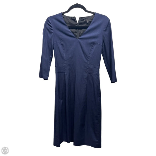 Dress Work By Hugo Boss In Blue, Size: Xs