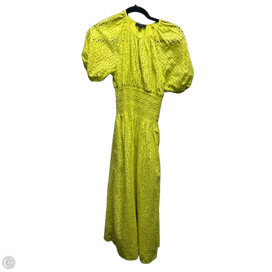 Dress Casual Midi By J. Crew In Green, Size: Xsp