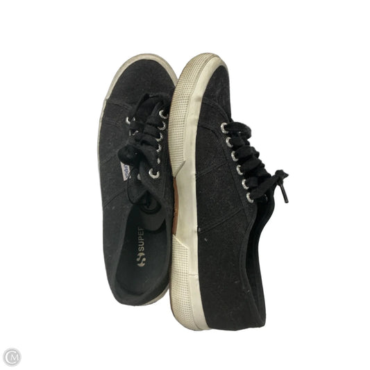 Shoes Sneakers By Superga In Black, Size: 9