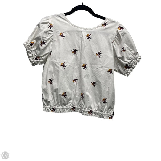 Top Long Sleeve By A Loves A In Brown & White, Size: S