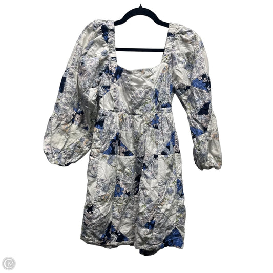 Dress Casual Short By J. Crew In Blue & White, Size: Xs