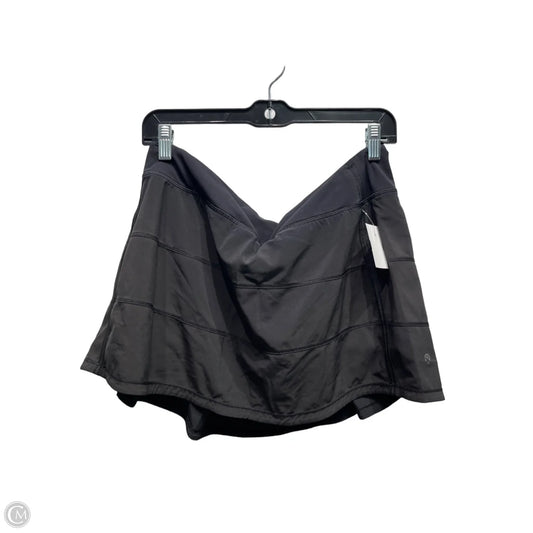 Athletic Skort By Lululemon In Black, Size: 10