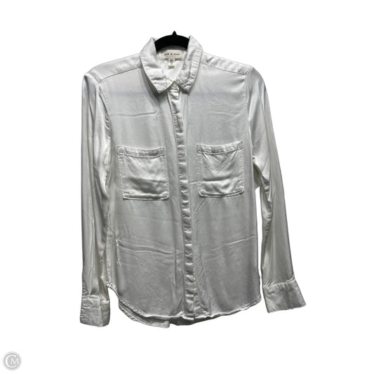 Top Long Sleeve By Cloth & Stone In White, Size: Xs