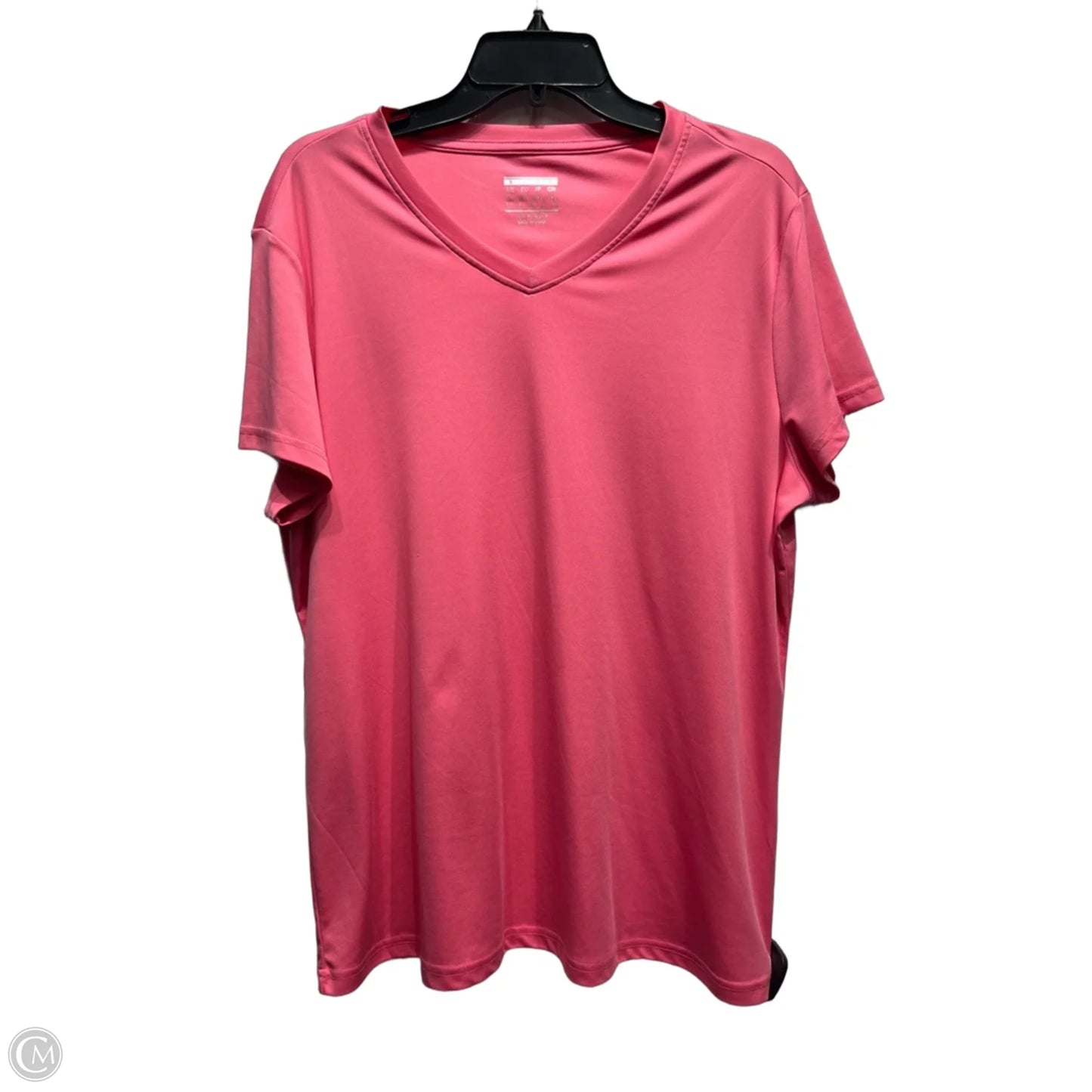Top Short Sleeve Basic By Cme In Pink, Size: 2x