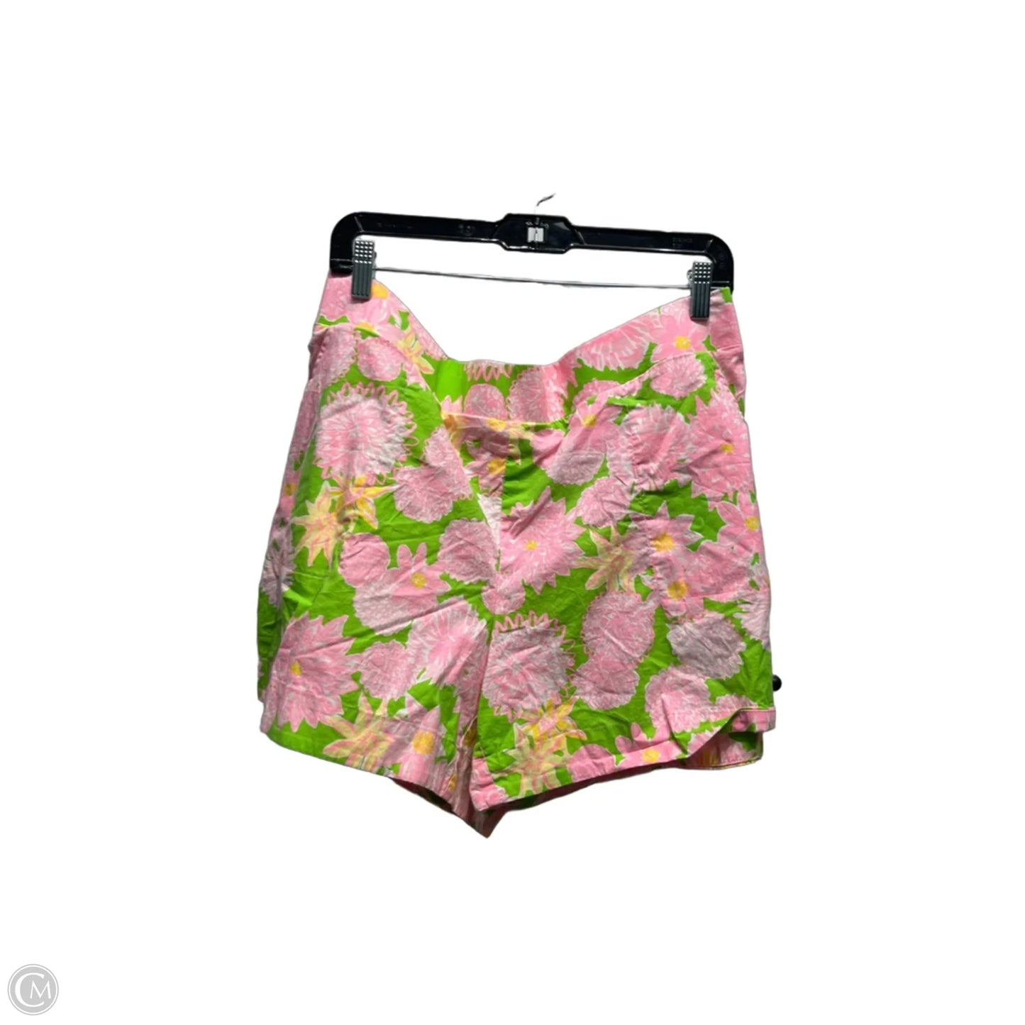 Shorts Designer By Lilly Pulitzer In Green & Pink, Size: Xl