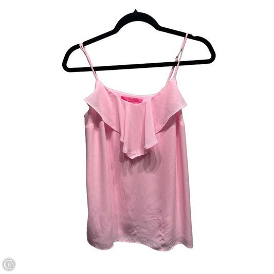 Top Sleeveless Designer By Lilly Pulitzer In Pink, Size: S