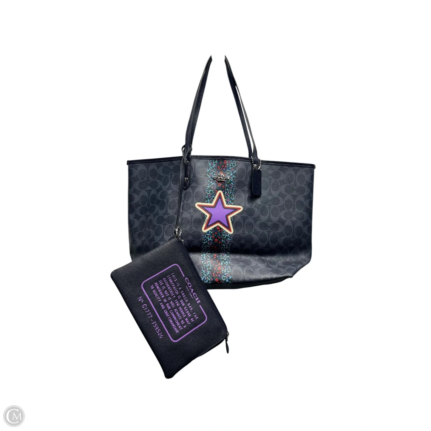 Tote Designer By Coach, Size: Large
