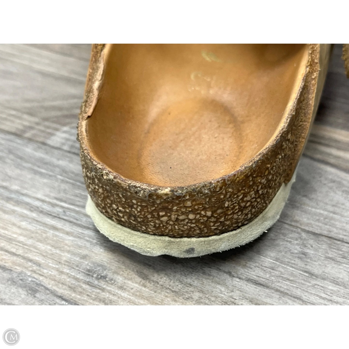 Sandals Flats By Birkenstock In Tan, Size: 8