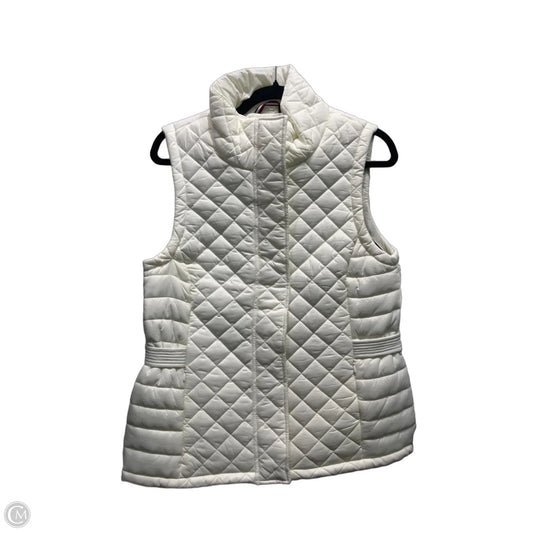 Vest Puffer & Quilted By Tommy Hilfiger In Cream, Size: S