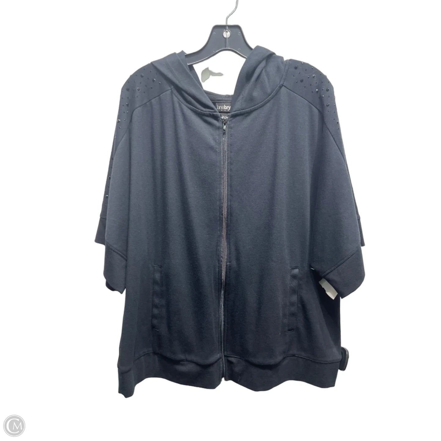 Top Short Sleeve By Lane Bryant In Black, Size: 16