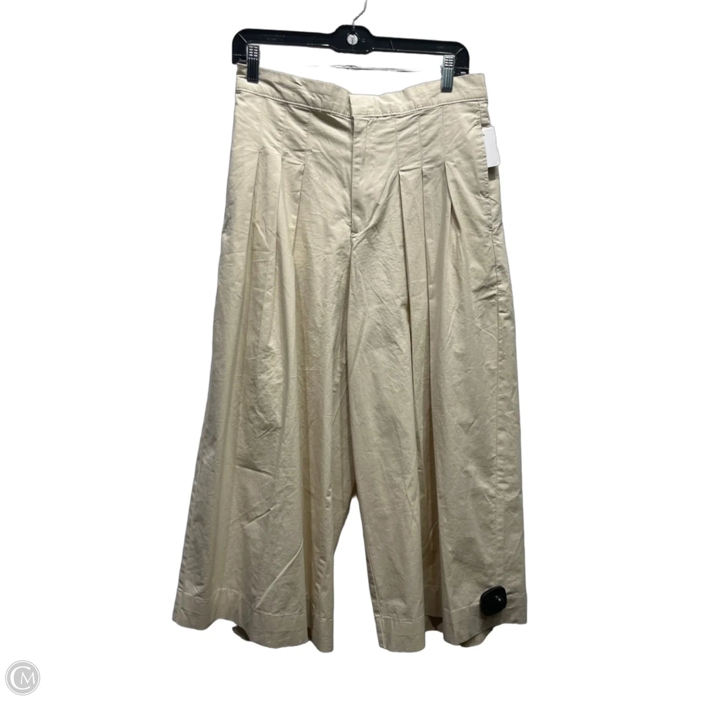 Pants Wide Leg By Free Assembly In Tan, Size: M