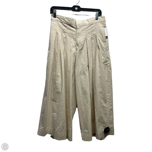 Pants Wide Leg By Free Assembly In Tan, Size: M