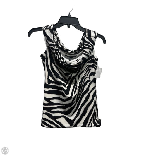 Top Short Sleeve By White House Black Market In Black & White, Size: Xs