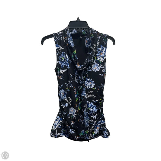 Top Sleeveless By White House Black Market In Blue, Size: Xxs