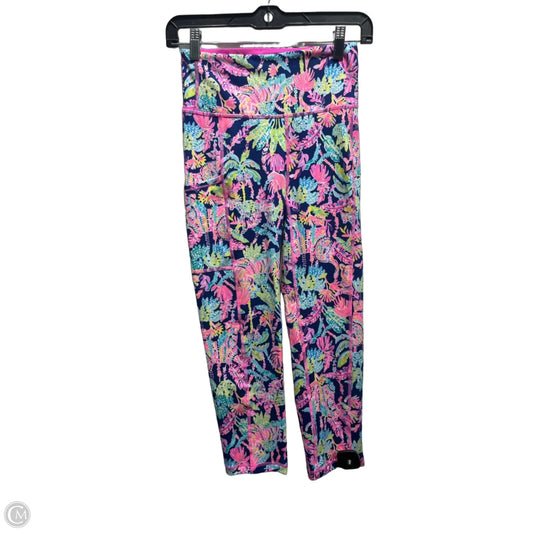 Pants Designer By Lilly Pulitzer In Blue & Pink, Size: Xs