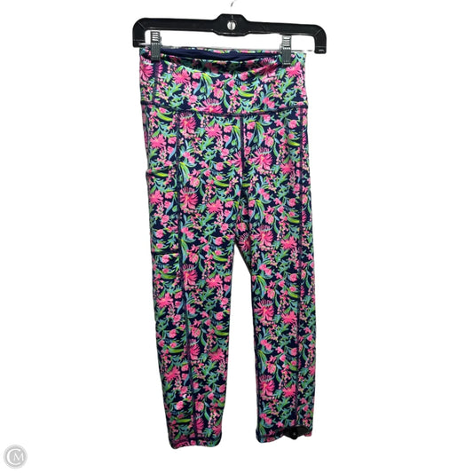 Pants Designer By Lilly Pulitzer In Blue & Pink, Size: Xs