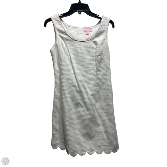 Dress Designer By Lilly Pulitzer In Pink & White, Size: 2