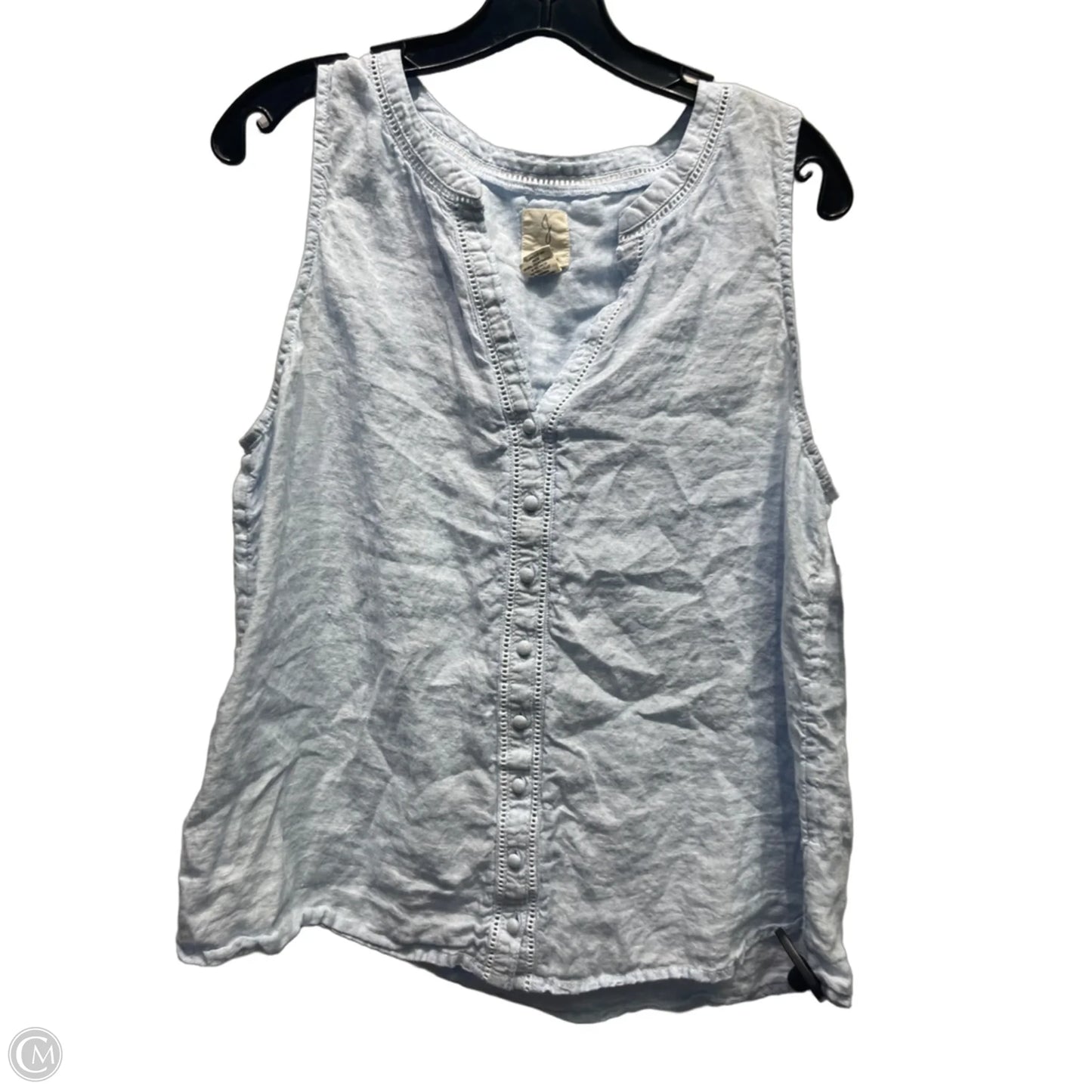 Top Sleeveless By Joie In Blue, Size: L