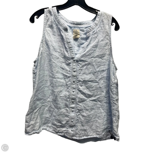 Top Sleeveless By Joie In Blue, Size: L