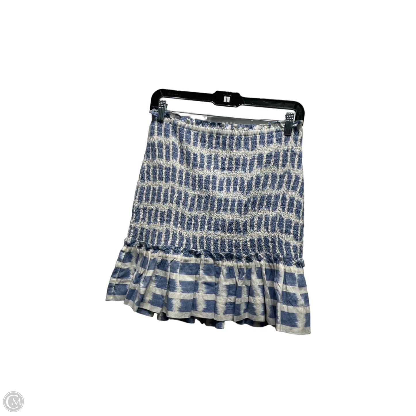 Top Sleeveless By Veronica Beard In Blue & White, Size: L