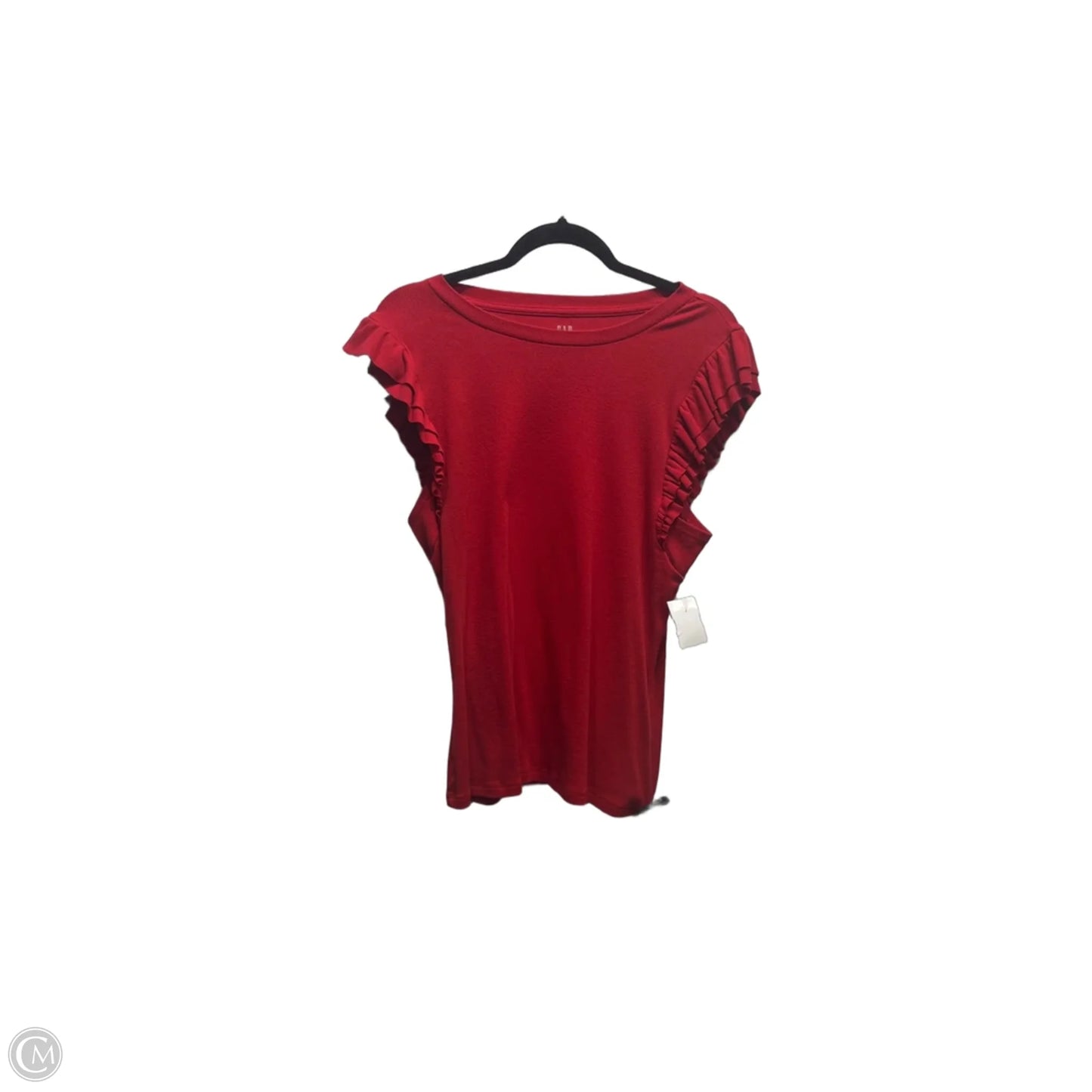 Top Short Sleeve By Gap In Red, Size: Xl