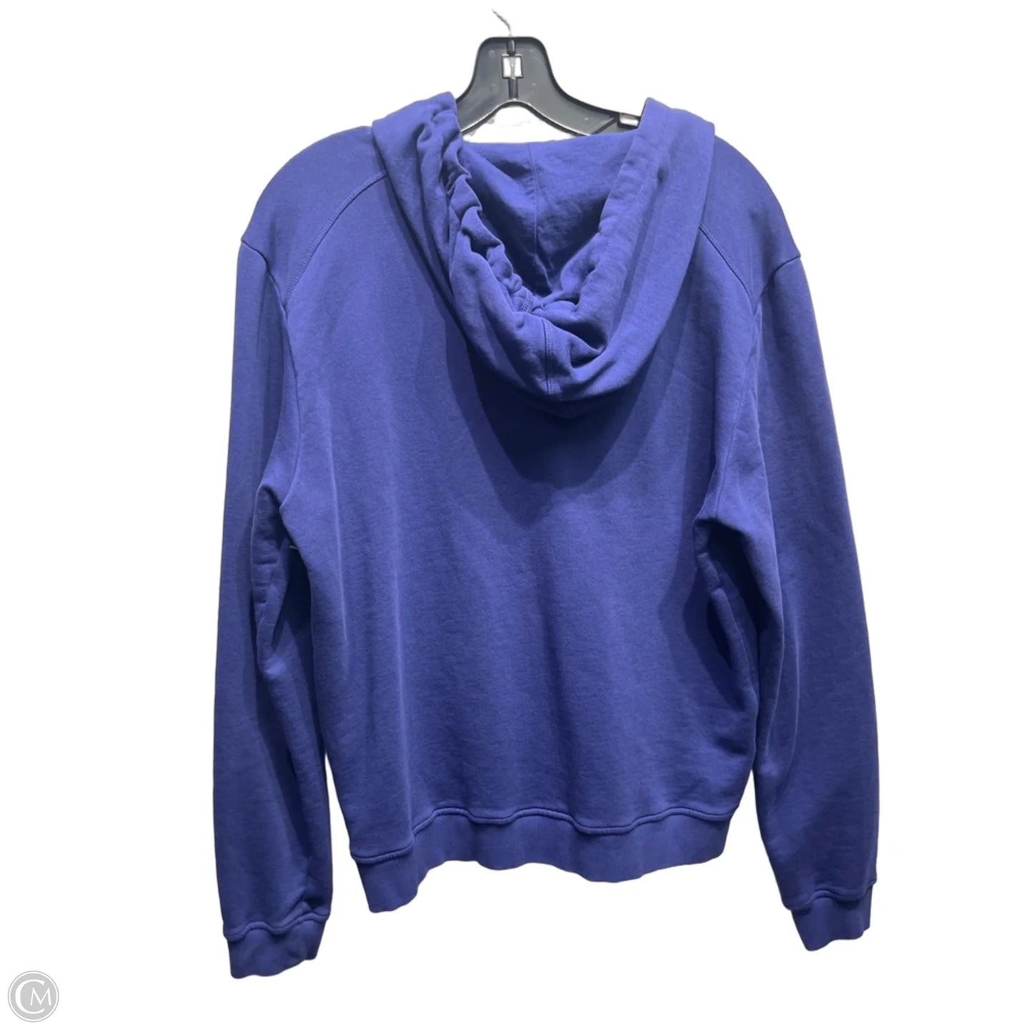 Sweatshirt Luxury Designer By Versace In Blue, Size: L