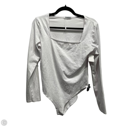 Bodysuit By Mangopop In White, Size: Xl