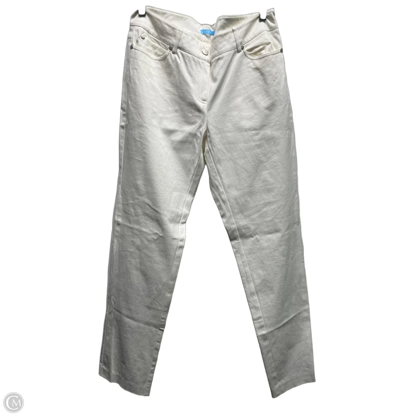 Jeans Straight By J Mclaughlin In White Denim, Size: 10