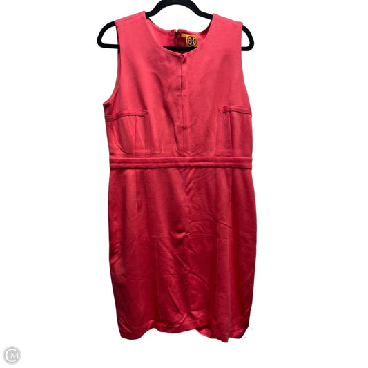 Dress Designer By Tory Burch In Coral, Size: L