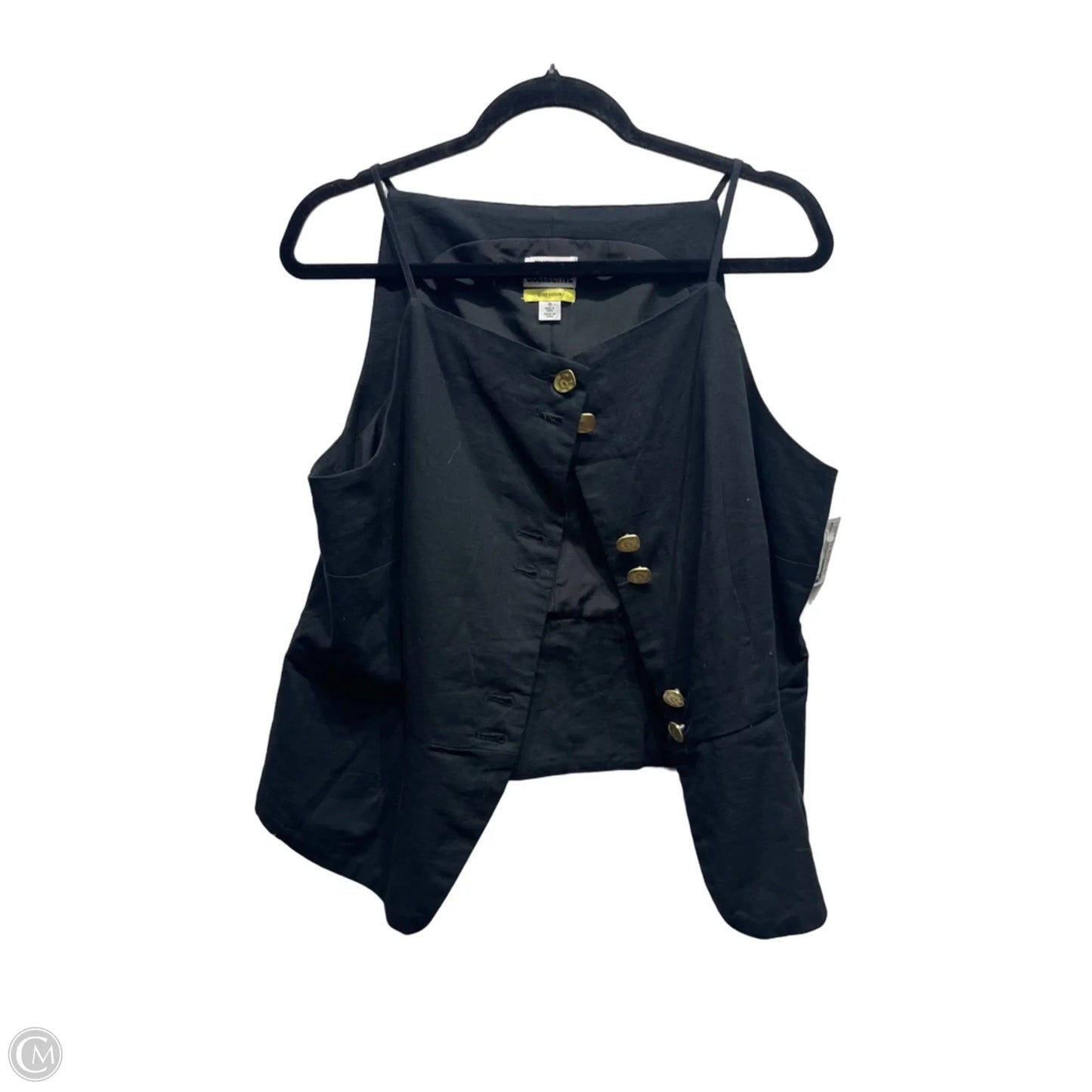 Top Sleeveless By Future Collective In Black, Size: 16