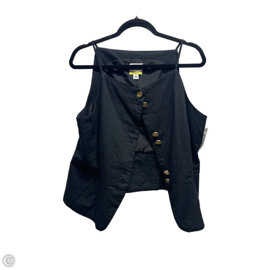 Top Sleeveless By Future Collective In Black, Size: 16