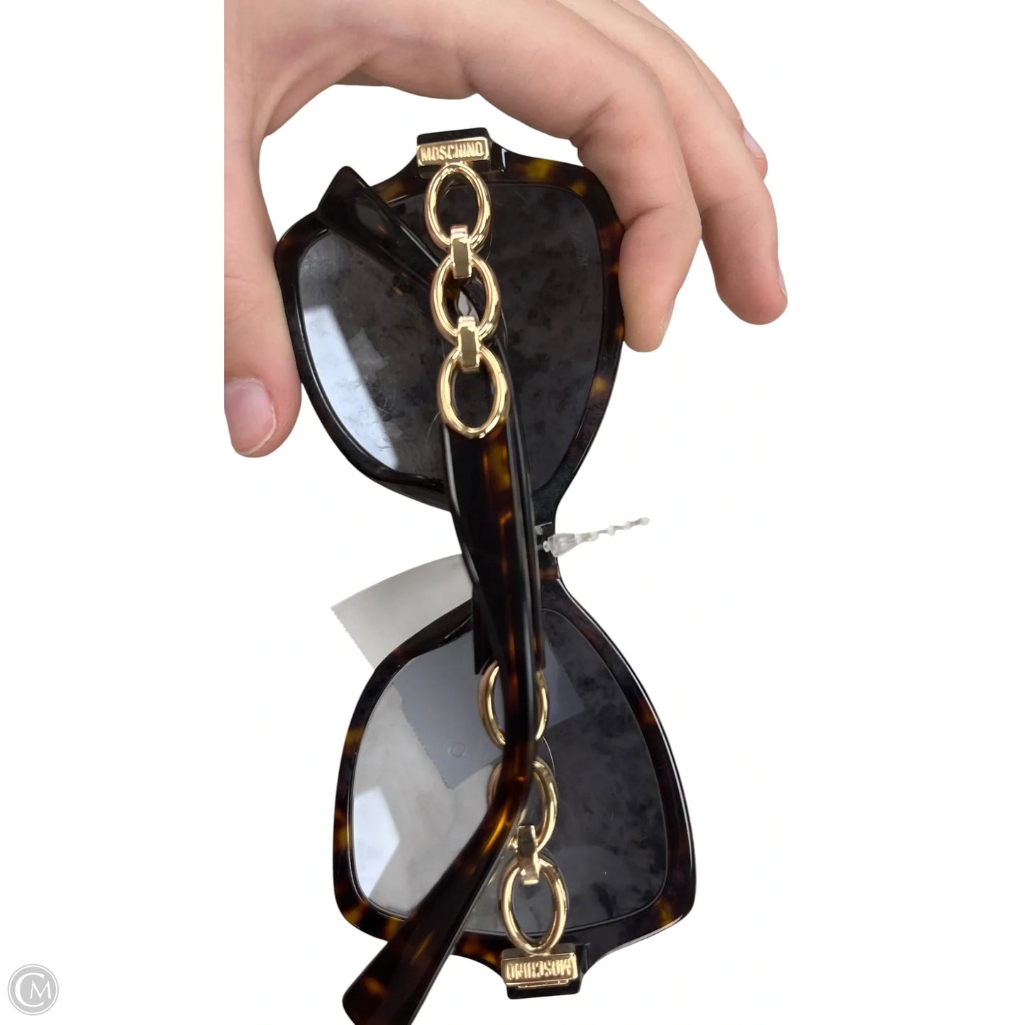 Sunglasses Luxury Designer By Moschino, Size: