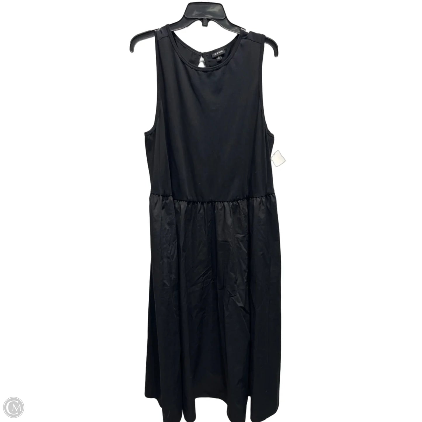 Dress Casual Midi By Torrid In Black, Size: 3x