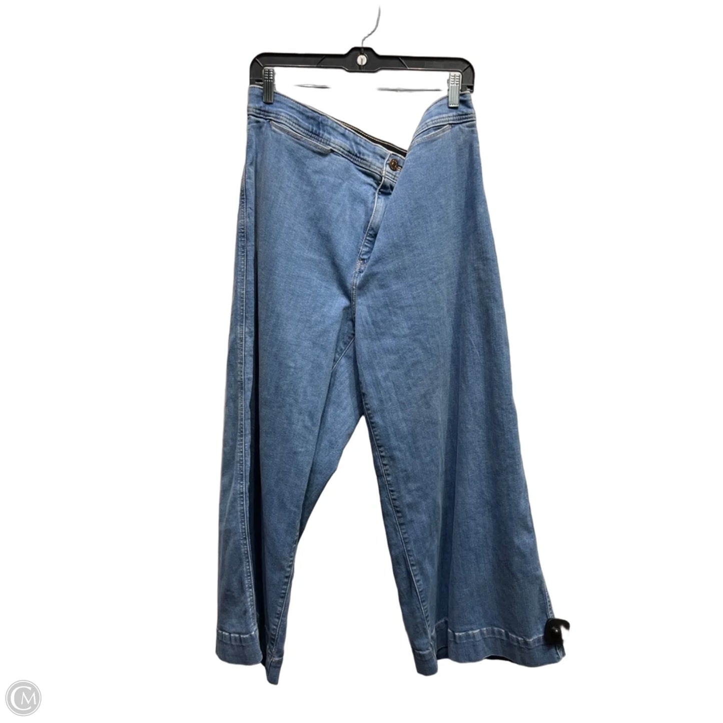 Jeans Wide Leg By Ava & Viv In Blue Denim, Size: 18