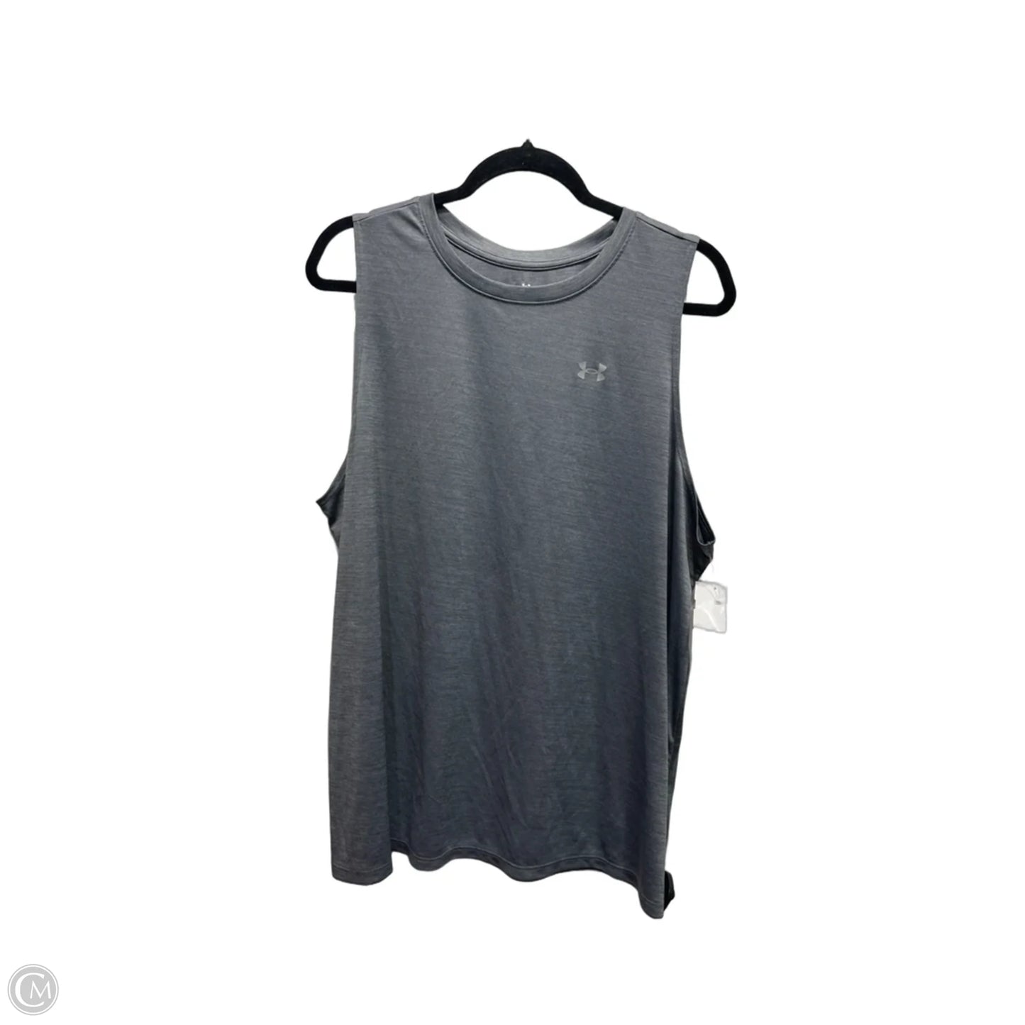 Athletic Tank Top By Under Armour In Grey, Size: 2x