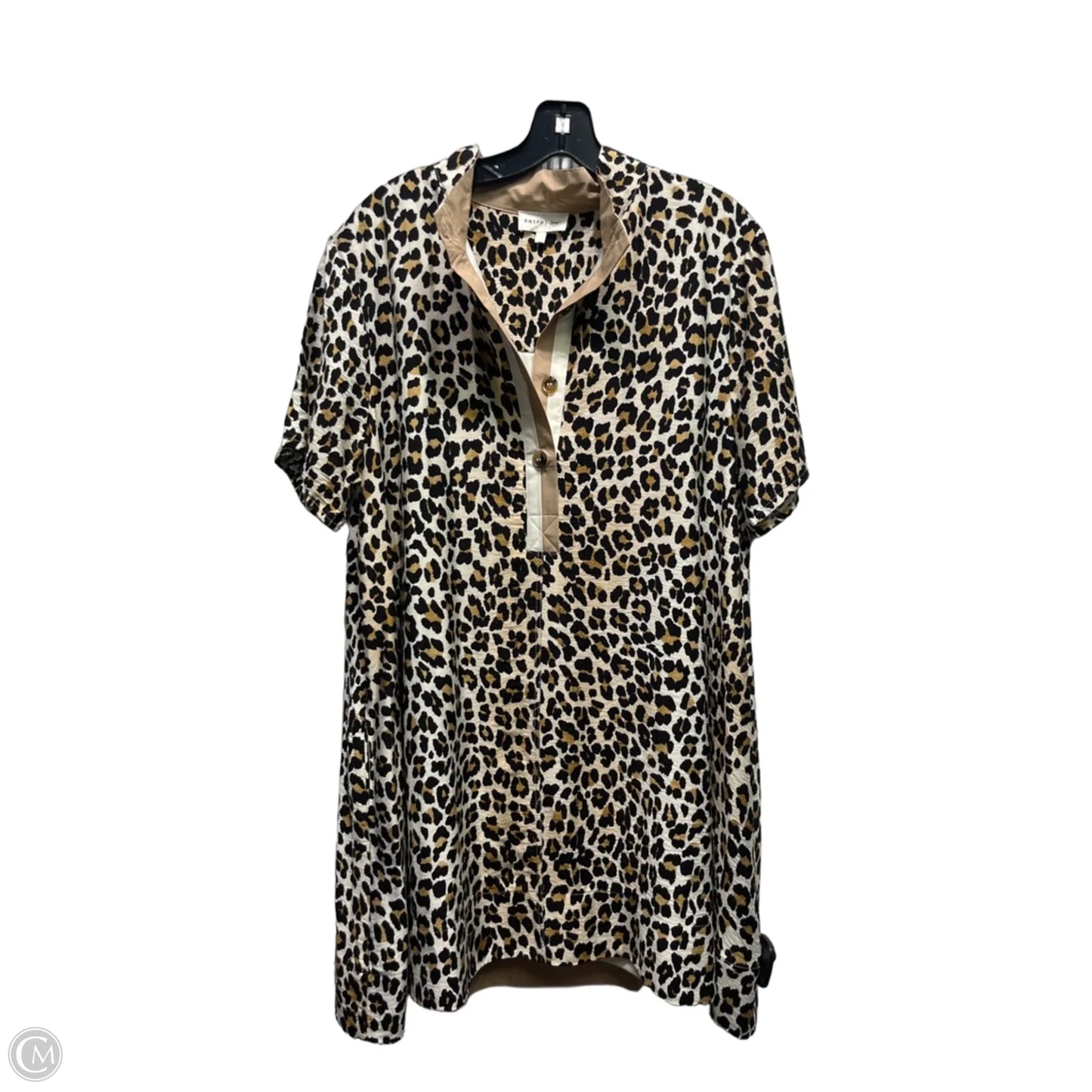 Dress Casual Short By Entro In Black & Tan, Size: L