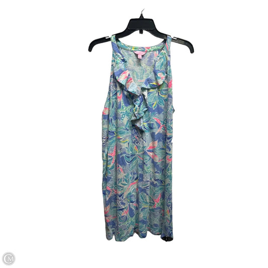 Dress Designer By Lilly Pulitzer In Blue & Pink, Size: Xs