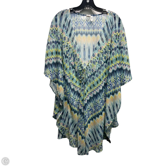 Kimono By Bar Iii In Blue & Green, Size: Xl